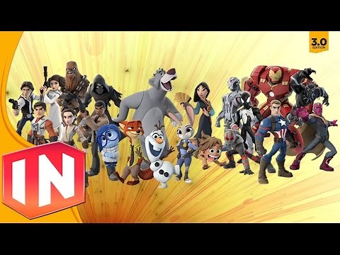 Disney Infinity 3.0 - All Character Previews (Remembering Infinity)