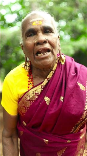 Grandma making potato chips the village way