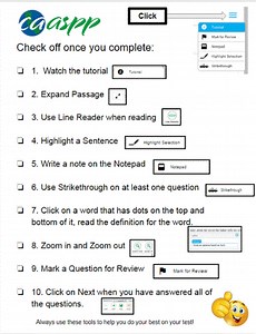 CAASPP Practice Test Lesson 1