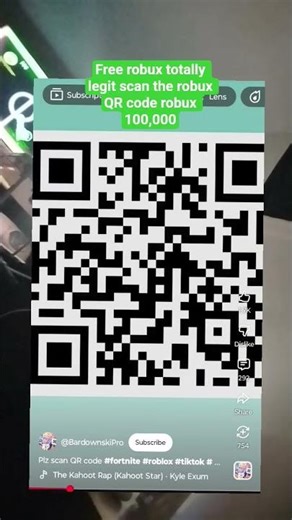 legit 100,000 robux QR code