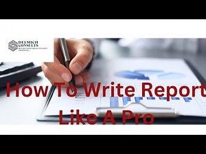 How to write a report