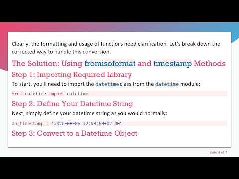 How to Convert a String with Timezone to Unix Timestamp in Python