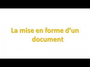Formation Word français : Introduction Word