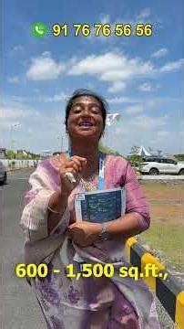 Plots for sale near Siruseri IT Park OMR Chennai #siruseriplots