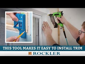 Easy Tool for Installing Window and Door Trim
