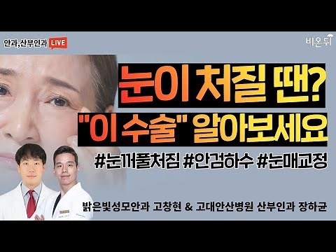 안과에서 하는 안검하수 수술의 모든것 (밝은빛성모안과 고창현 & 고대안산병원 산부인과 장하균)
