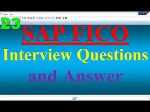 SAP FICO Interview Questions & Answer 23