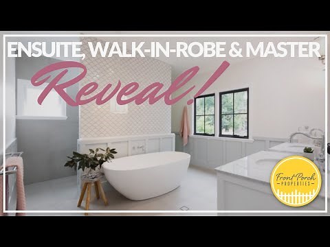 REVEAL! Ensuite, Walk-in-Robe & Master Bedroom | How To Renovate Your Home - Front Porch Properties