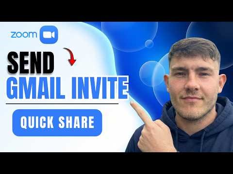 How To Send Zoom Meeting Invite With Gmail [2026 Full Guide]
