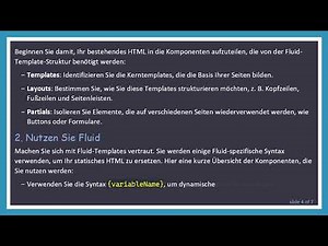 Integration Ihres HTML in das TYPO3 CMS