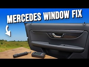 Mercedes Car Window Reset - Fix Auto Up and down FREE no tools required