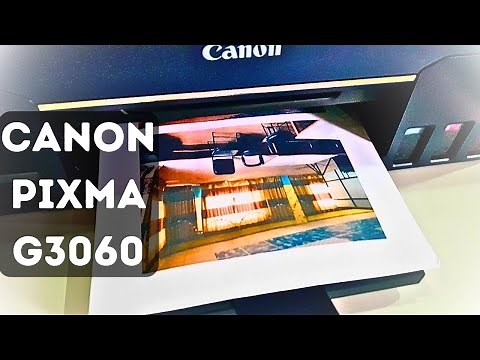 Canon Pixma G3060 Unboxing Installation Of wireless Ink Tank Printer & Print Test