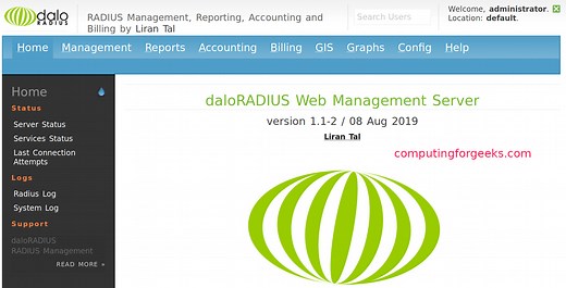 Install FreeRADIUS and Daloradius on [Guide]