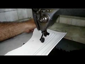 MÁQUINA INDUSTRIAL SINGER 491 - PARTE I