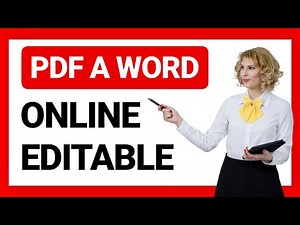 PDF to WORD ONLINE 2020 Converter [EDITABLE] - Without Downloading Applications