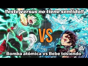 Izuku Midoriya Vs Tanjiro Kamado(es una pelea injusta?) análisis