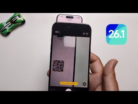 How To Scan QR Code On iPhone iOS 26.1