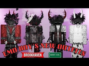New Brookhaven codes for boys Outfits /Clothes ! Emo boys outfits codes 2023