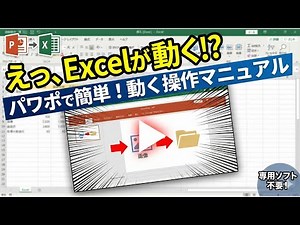 Easily create animated GIFs in PowerPoint! Create a moving operation manual in Excel