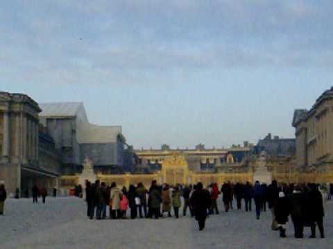 Paris, Versailles palace at the front gate