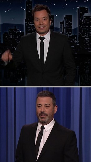 Jimmy Kimmel meets Jimmy Fallon at Jimmy Kimmel Live