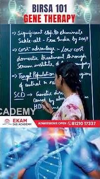 Birsa 1001 Gene Therapy | India’s Big Breakthrough Against Sickle Cell Disease |UPSC Current Affairs