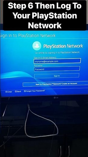 How To Sign In Into PlayStation Network On PS4 #ps4 #playstationnetwork