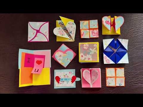 11 Easy DIY Cards in Explosion Box Part 1| cards inside explosion box | Small Business idea #15