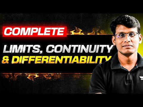 JEE 2026: Complete Limits Continuity and Differentiability in One Shot | WAR