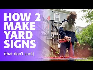DIY Yard Signs