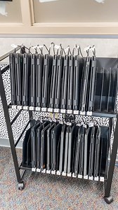 Jessica on Instagram: "I used Avery labels 8160 to keep my Chromebook cart organized. Labels have their student number & are color coded. These went on their Chromebook slot and charging cord. Hopefully this will keep the cords from getting tangled 🤞🏼 Do you think these labels will help my third graders keep this cart organized?"