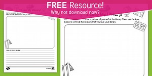 I Love My Library Worksheet