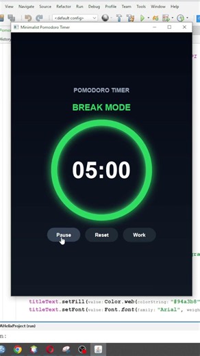 Can Java Look This Beautiful? | JavaFX Pomodoro Timer