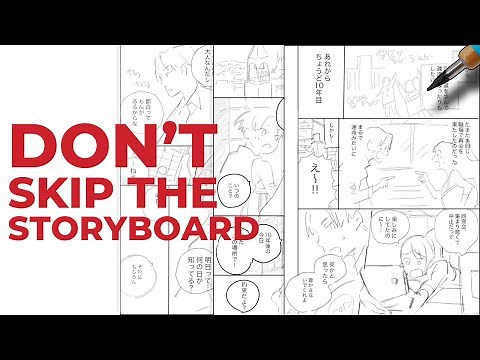 How to Storyboard your Manga | 5 Beginner Tips to Draw Manga