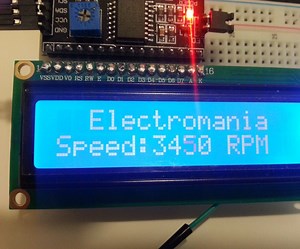 Fan RPM With Internal Hall Effect Sensor and Arduino (Intro to Hardware Interrupt and LCD Display)