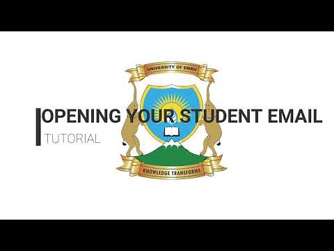 How to access your student email address