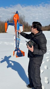 Here’s some Extra 330 SC 3D 1.3m action in the snow to get your day started! Save $80 on the Extra 330 SC 3D 1.3m BNF Basic during the Horizon Hobby Snowy Savings Sale happening NOW until 2/2 while supplies last! More information in the comments. #horizonhobby #efliterc #extra330sc #3drcairplane #rc #radiocontrol | E-flite