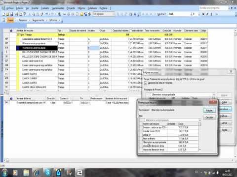 EXPORTAR DE PRESTO A MICROSOFT PROJECT