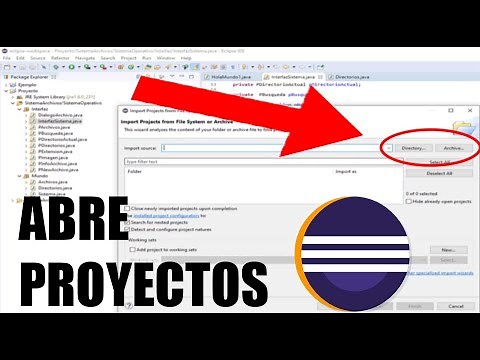 How to open projects in Eclipse - (Folders or files not in the Workspace) FAST