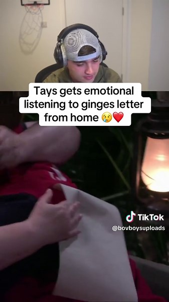 Tays Gets Emotional Listening to Ginge's Heartfelt Letter