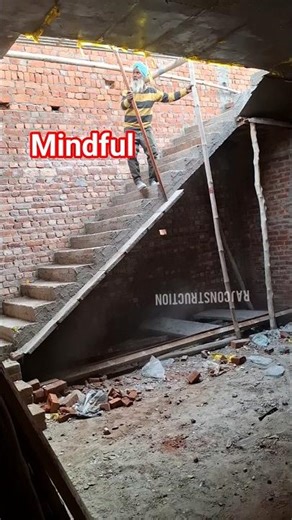 Stair shuttering, mindful construction