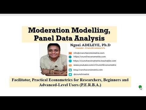 (Stata16): Moderation Modelling using Panel Data (Part 1)