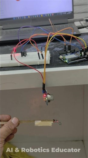 Smart Gas Detector with IoT Automation! 🔥📲