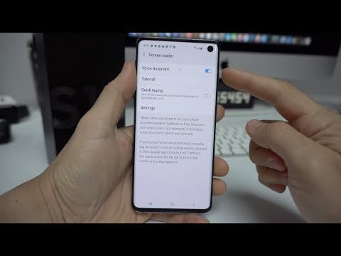 How to Disable / Turn OFF TalkBack on a Samsung Galaxy S10