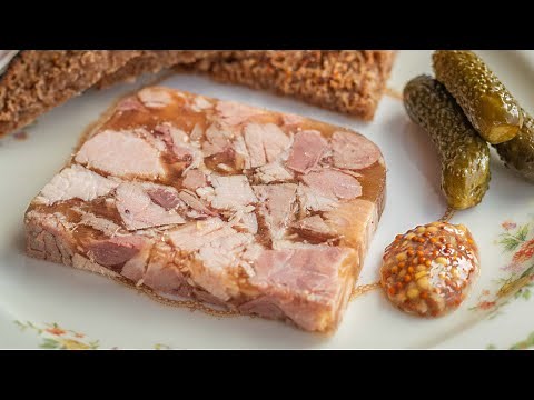 How to Make Homemade Pork / Hogs Head Cheese (Fromage de Tête)