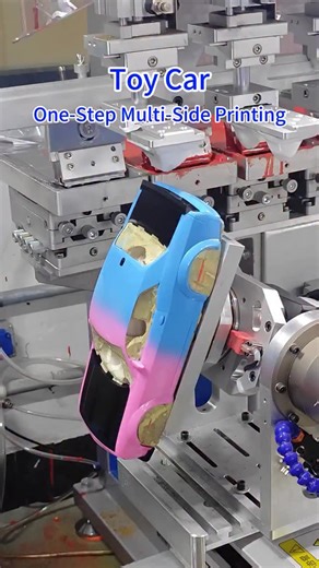 VESIN Printing Machine on Instagram: "This 8-color pad printer with a 360° rotating table prints all sides of a toy car in one go—zero setup delays, multi colors, and pinpoint precision. Your production speed just got a MASSIVE upgrade. What products would you print with this? #manufacturer #print #factory #automatic #printingmachine #toycar #toyfactory #printingservices #printingcompany"