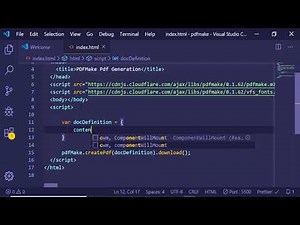 Generate PDF Documents on Client Side with PDFMake in Javascript