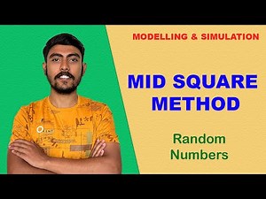 Mid Square Method | Random Number Generation | Solved Example