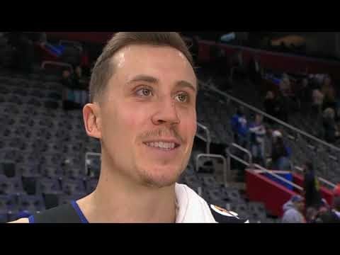 Duncan Robinson PostGame Interview | Portland Trail Blazers vs Detroit Pistons