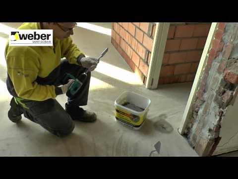 Repareren van een vloer - Weber Vloerreparatie